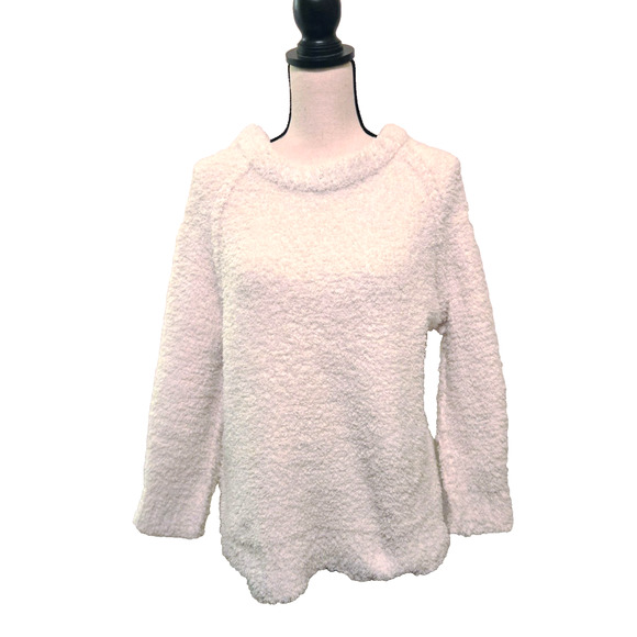 Altar'd state oversized white fuzzy sweater S Boho - Picture 10 of 14